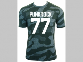 Punkrock 77nočný " ruský " maskáč - Nightcamo SPLINTER, pánske tričko 100%bavlna